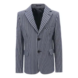 Navy Double Striped Blazer