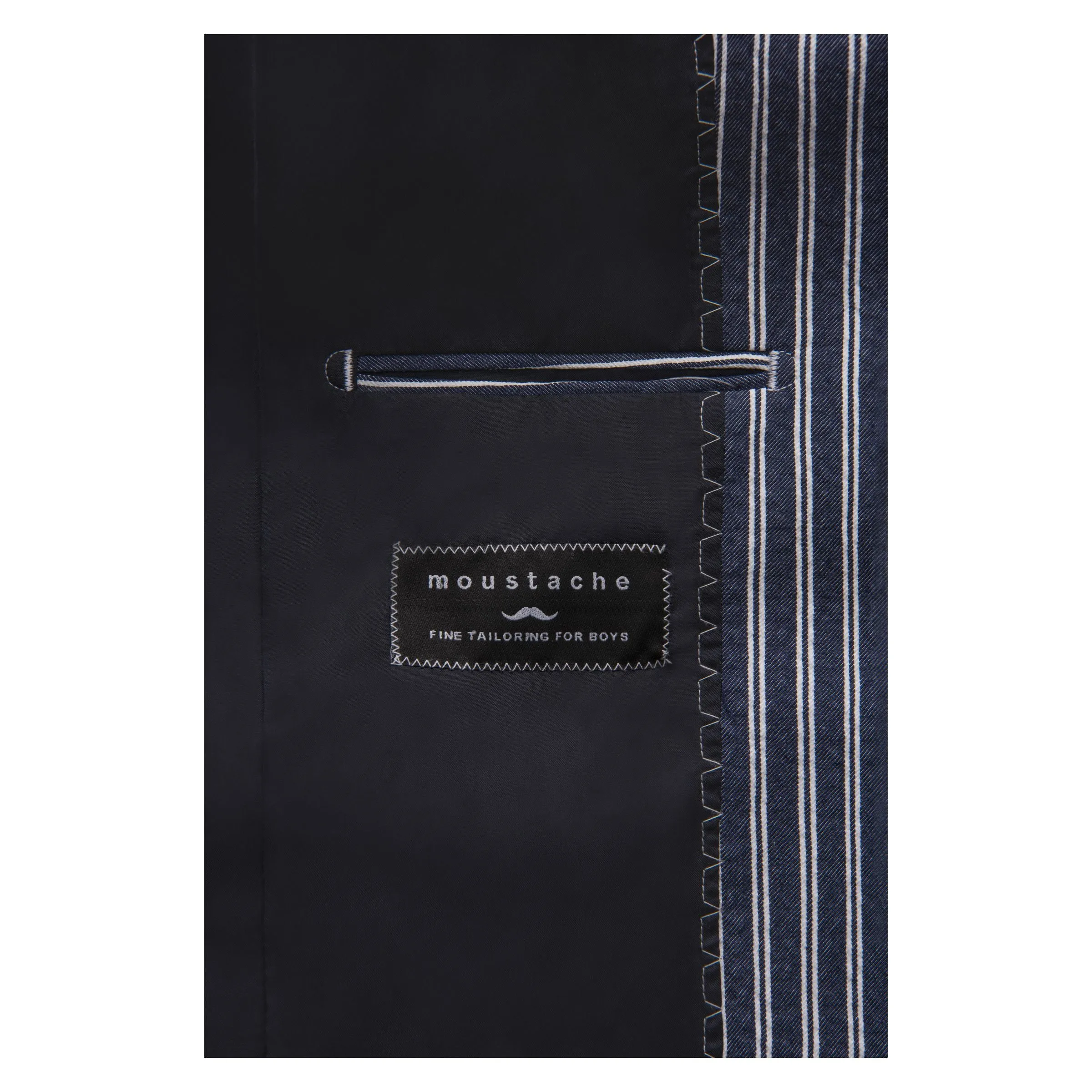 Navy Double Striped Blazer
