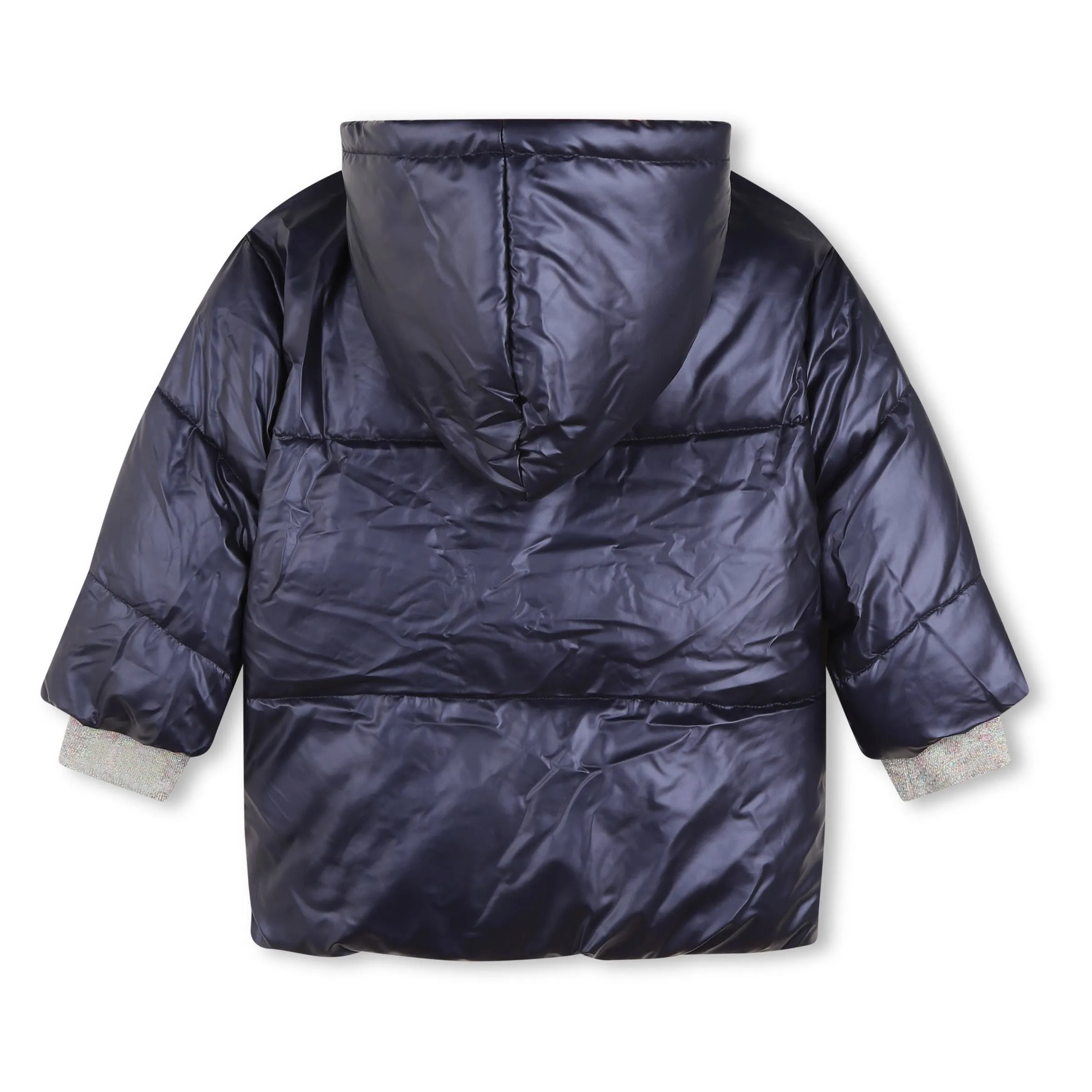 Navy Logo Puffer Jacket