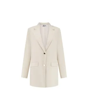Oversized Blazer - Beige