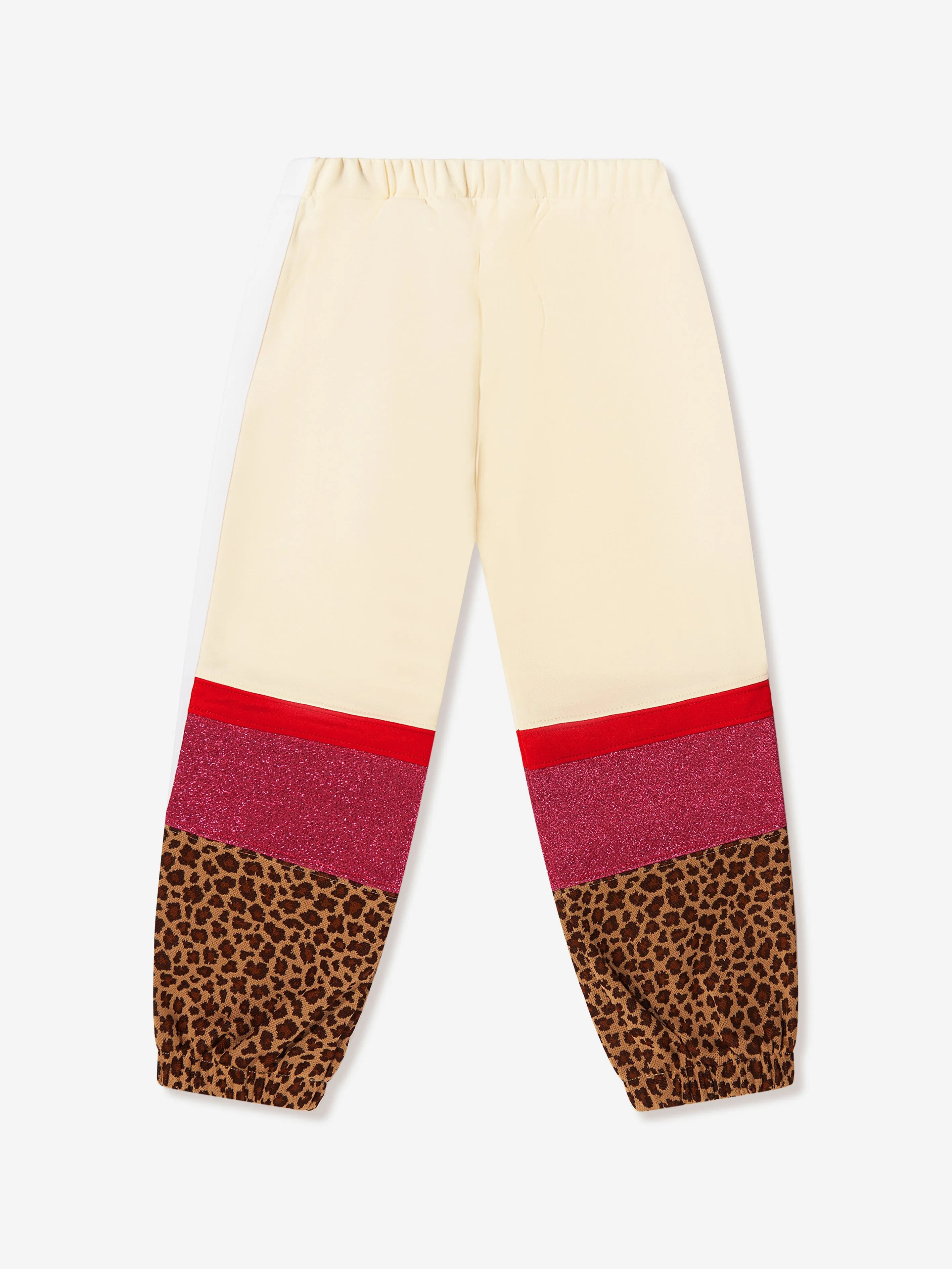 Palm Angels Girls Animal Print Track Joggers