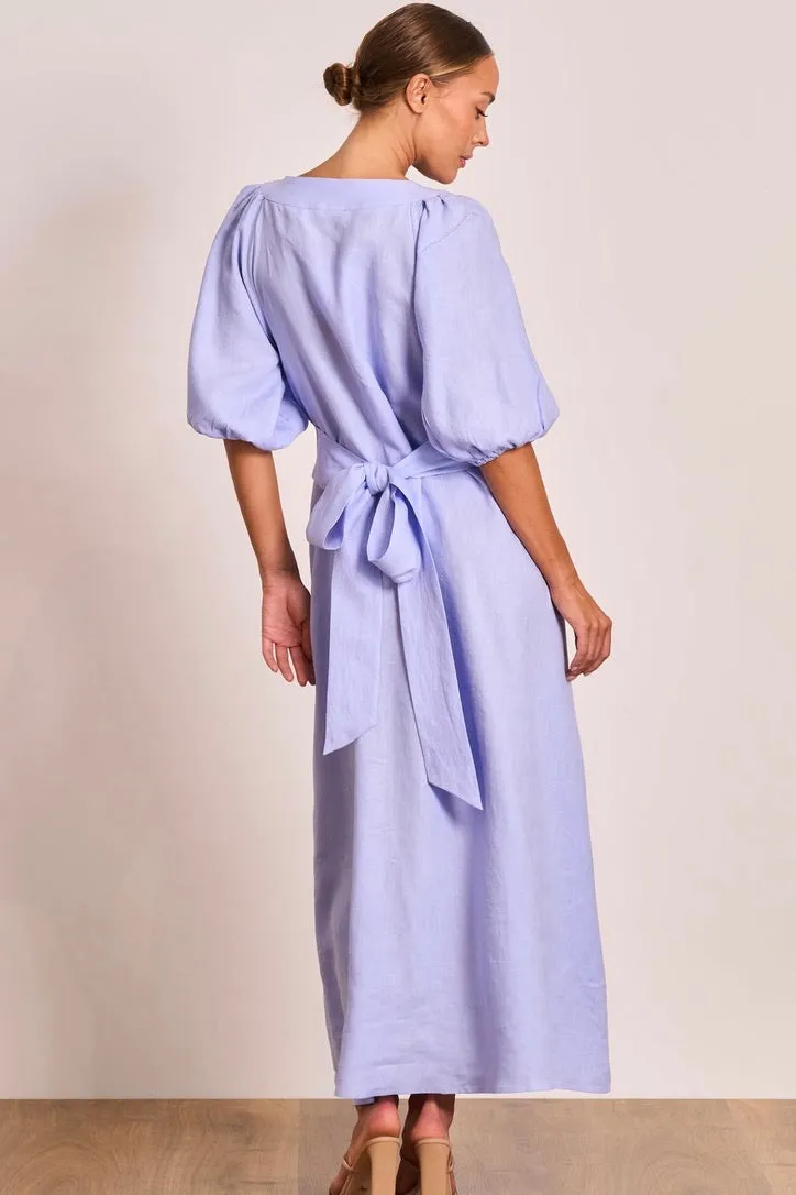 Pasduchas Meadows Button Midi Dress - Jacaranda