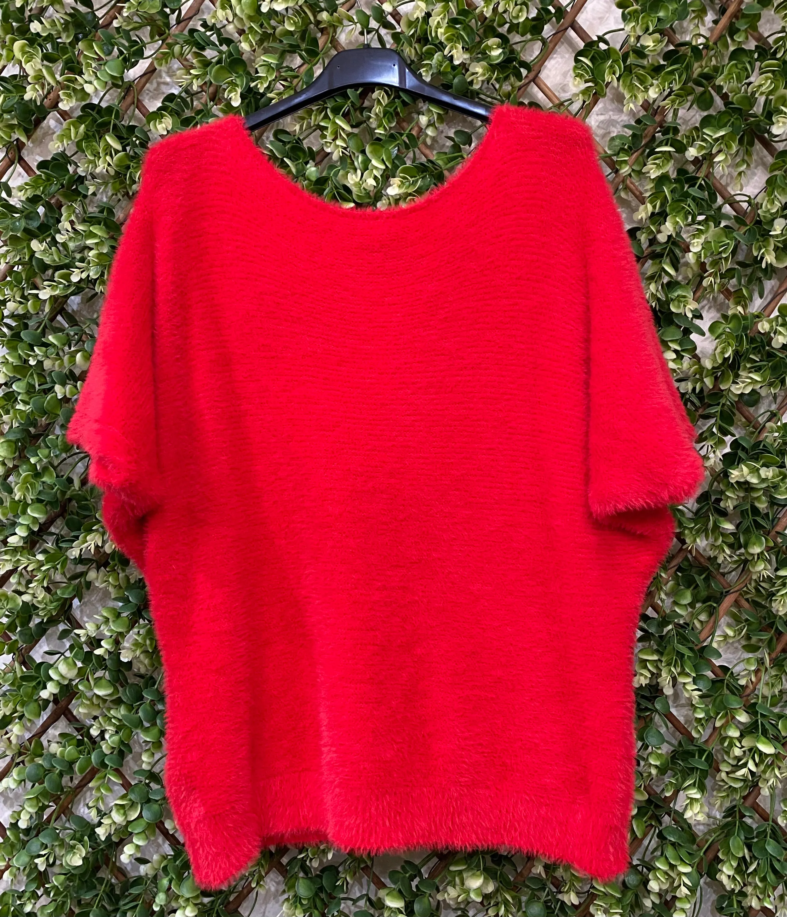 Plain Fluffy Round Neck Jumper (4 Colours)