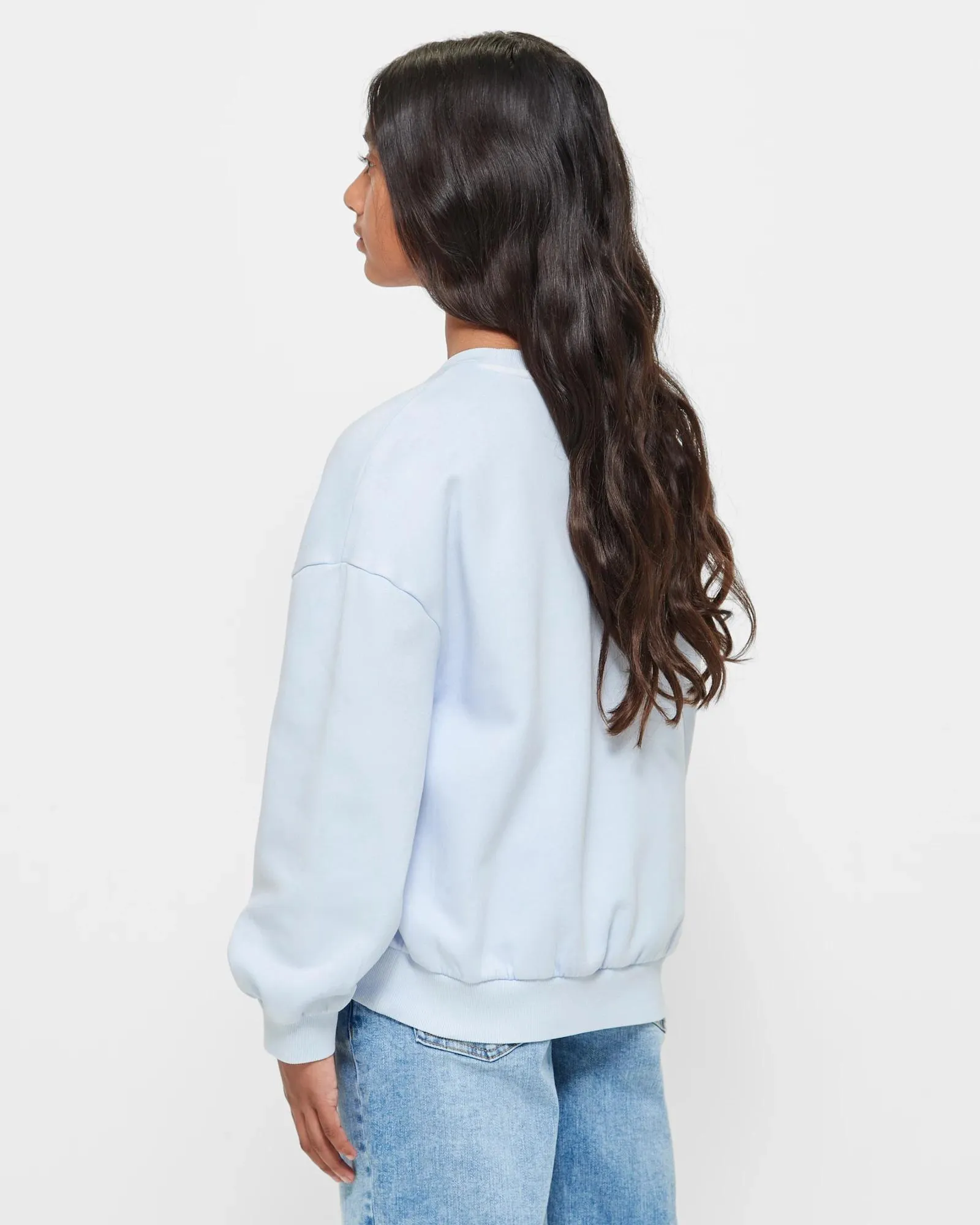 popular  Graphic Wash Crew Neck Jumper