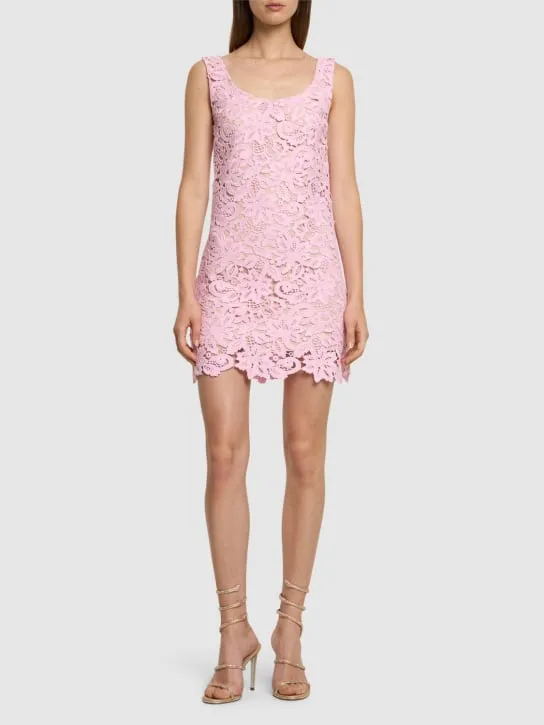 Self-portrait   Floral lace mini dress 
