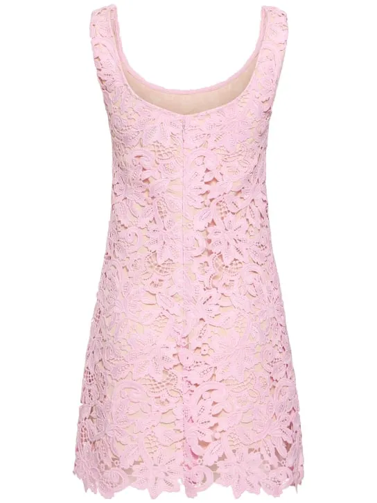 Self-portrait   Floral lace mini dress 