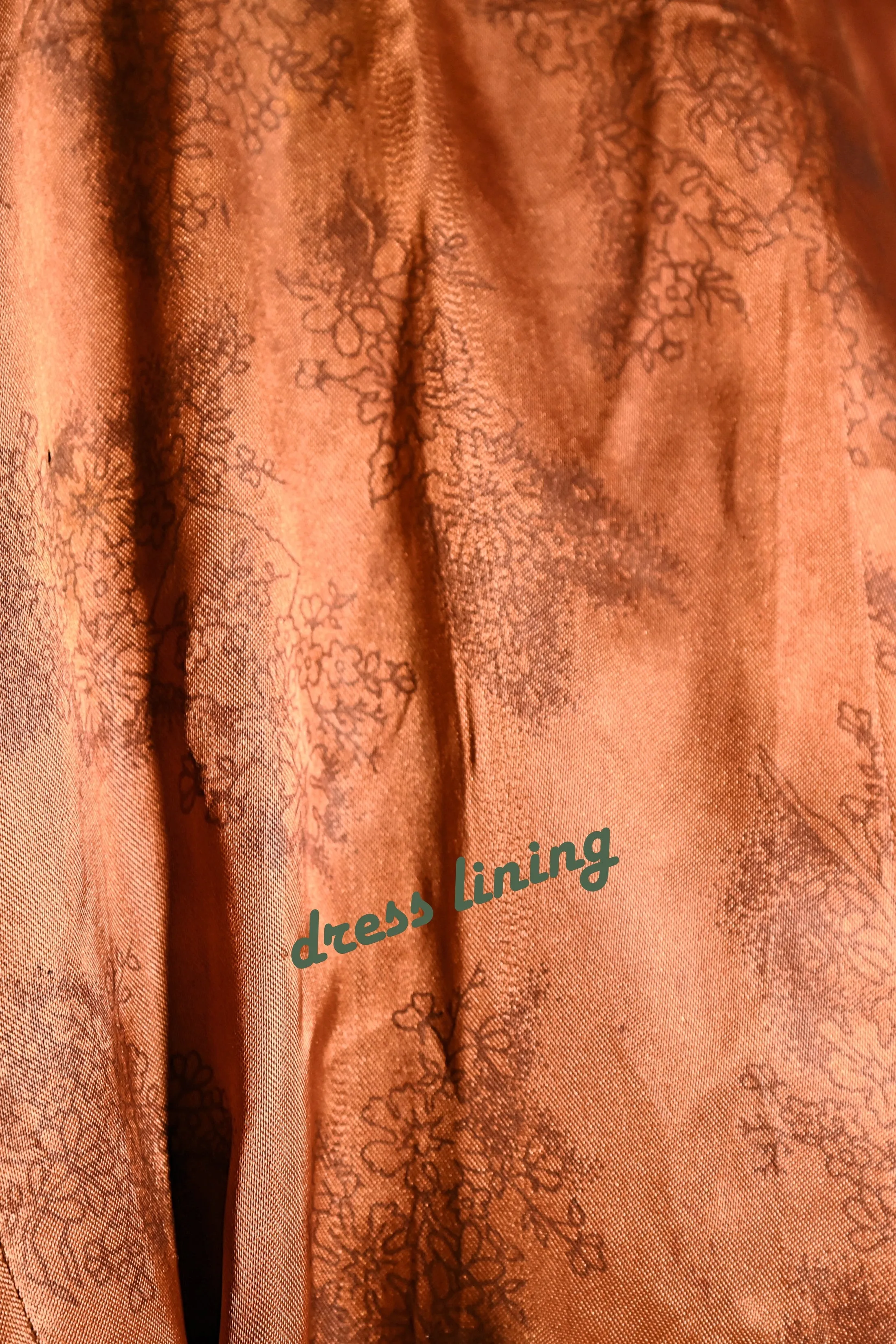 SOLD 60s Dark Green Crushed Velvet Dress