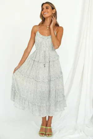 Soulstorm Midi Dress Green