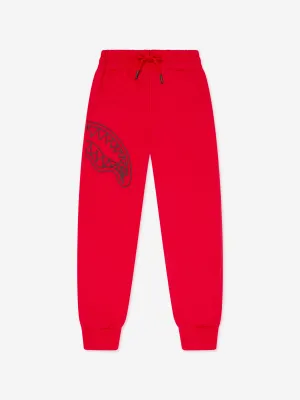 Sprayground Boys Basic Logo Joggers in Red