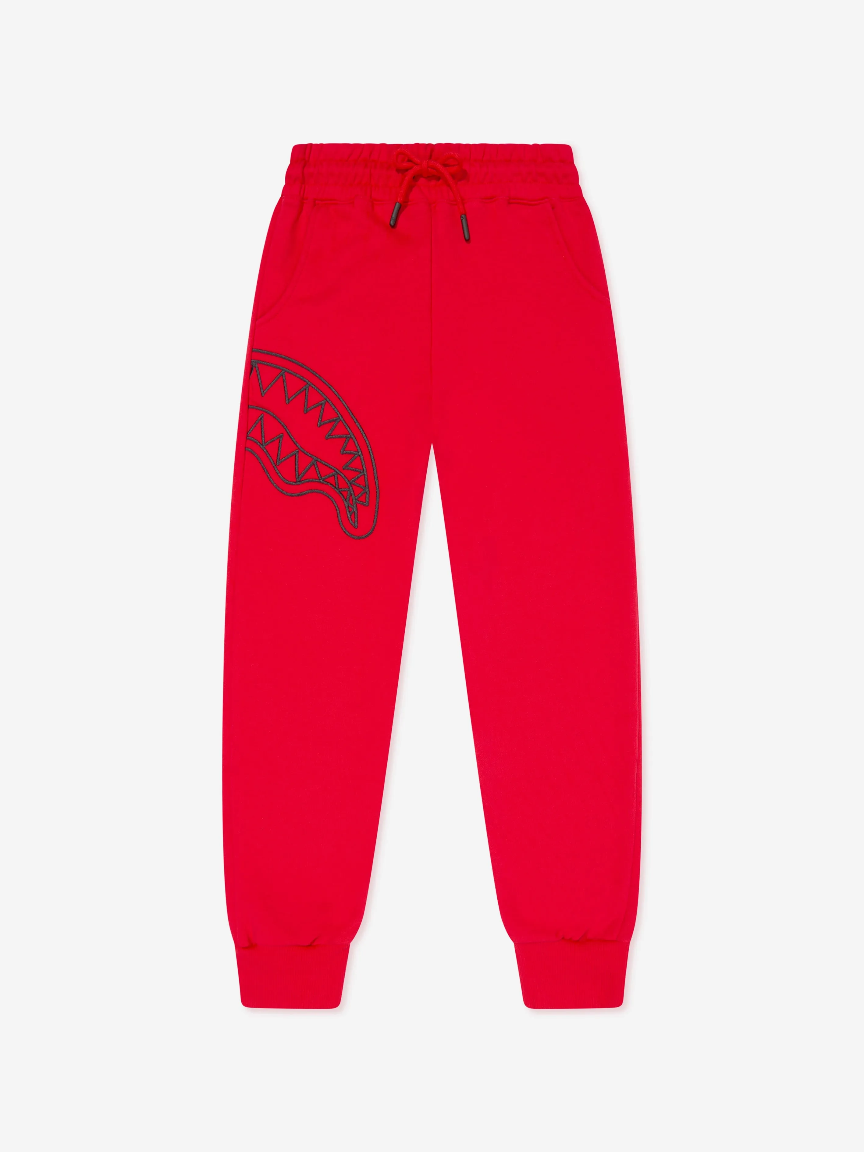 Sprayground Boys Basic Logo Joggers in Red