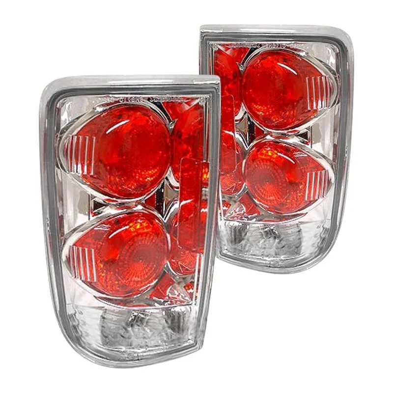 Spyder Euro Style Tail Lights Chevy Blazer (1995-2005) Black / Chrome / Smoke