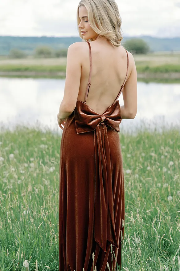 Steph Velvet Dress | Made To Order