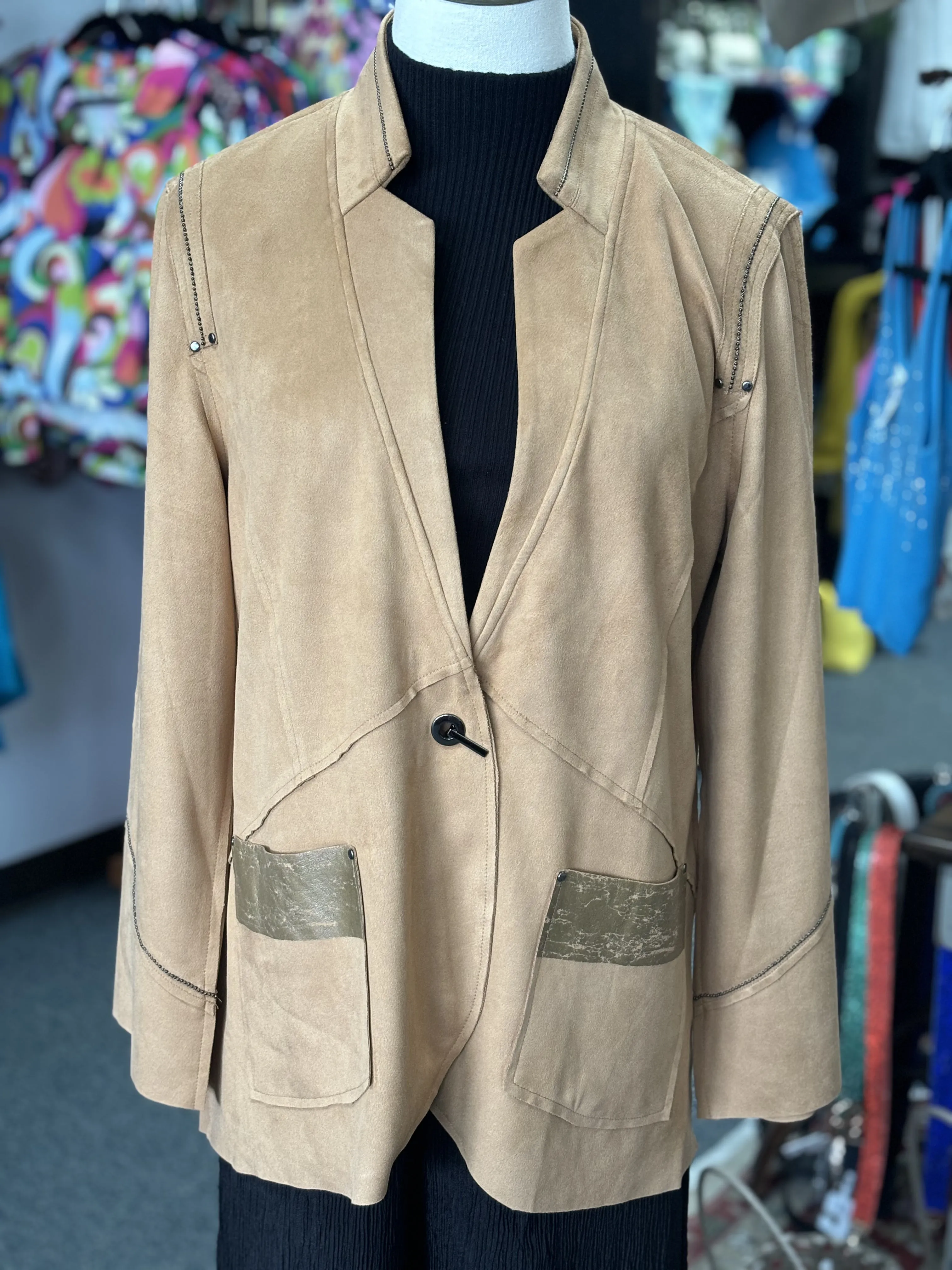 Suede Blazer