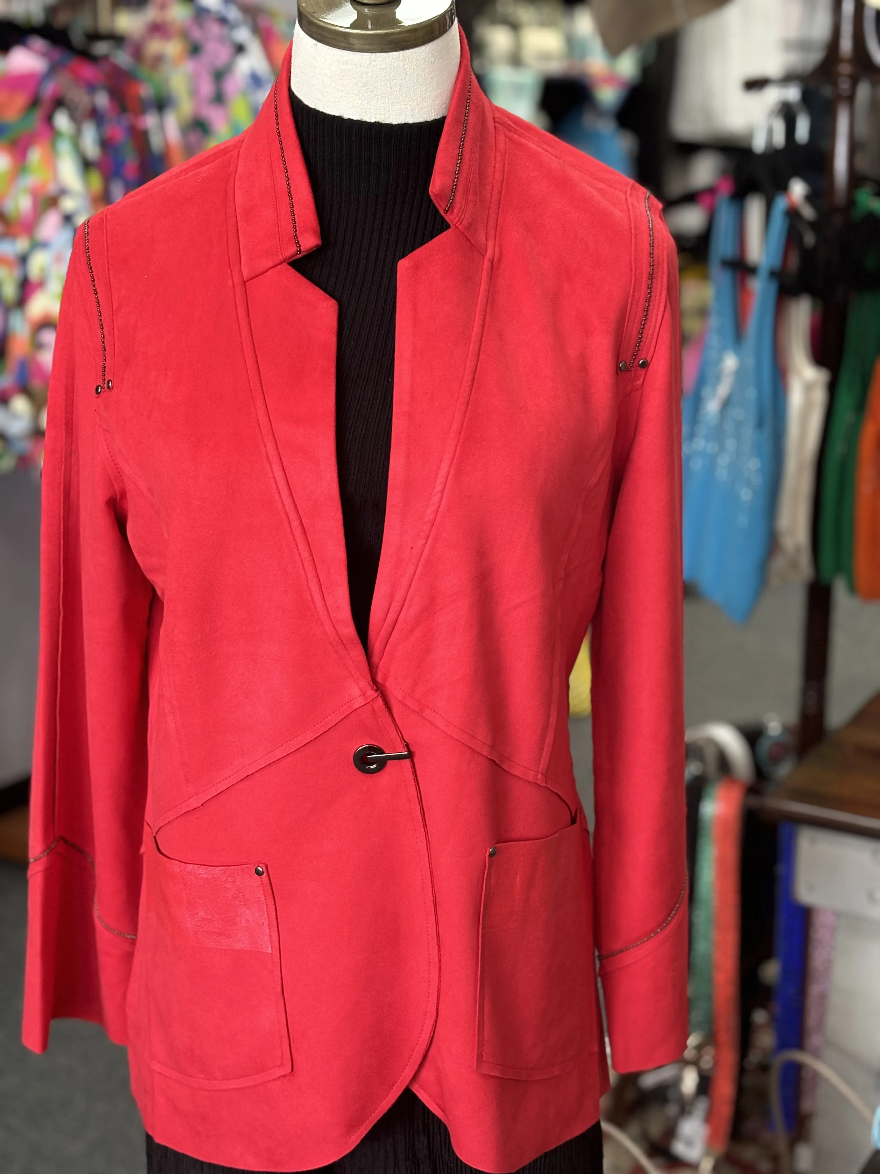 Suede Blazer