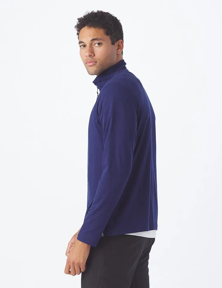 Tahoe 1/4 Zip: Indigo