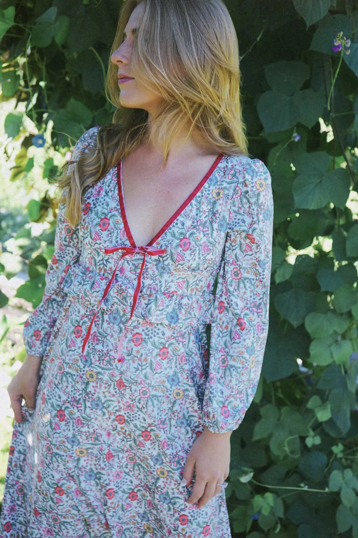 The Dorthea Dress - Provincial Paisley