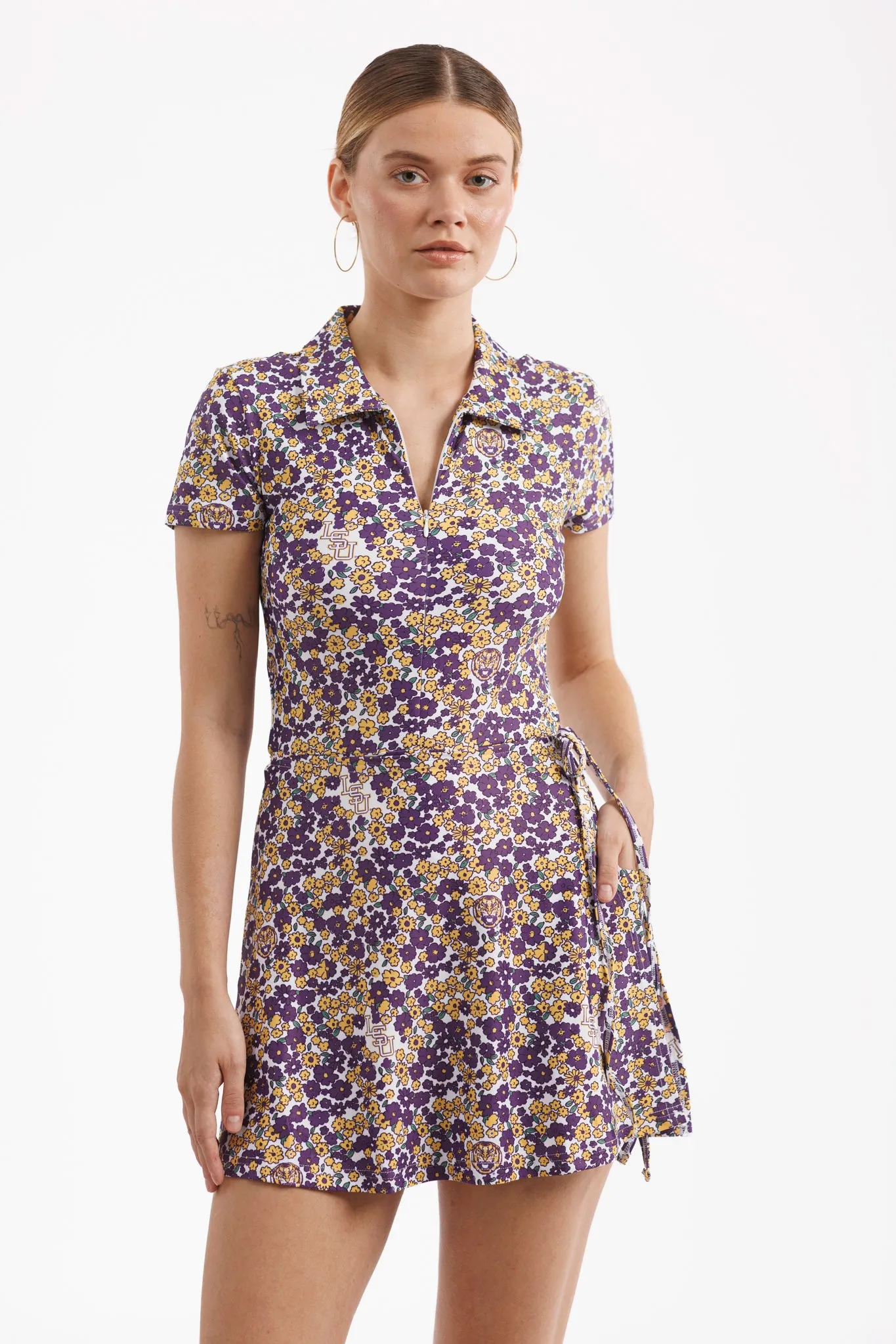 The Ivy Dress - LSU Floral