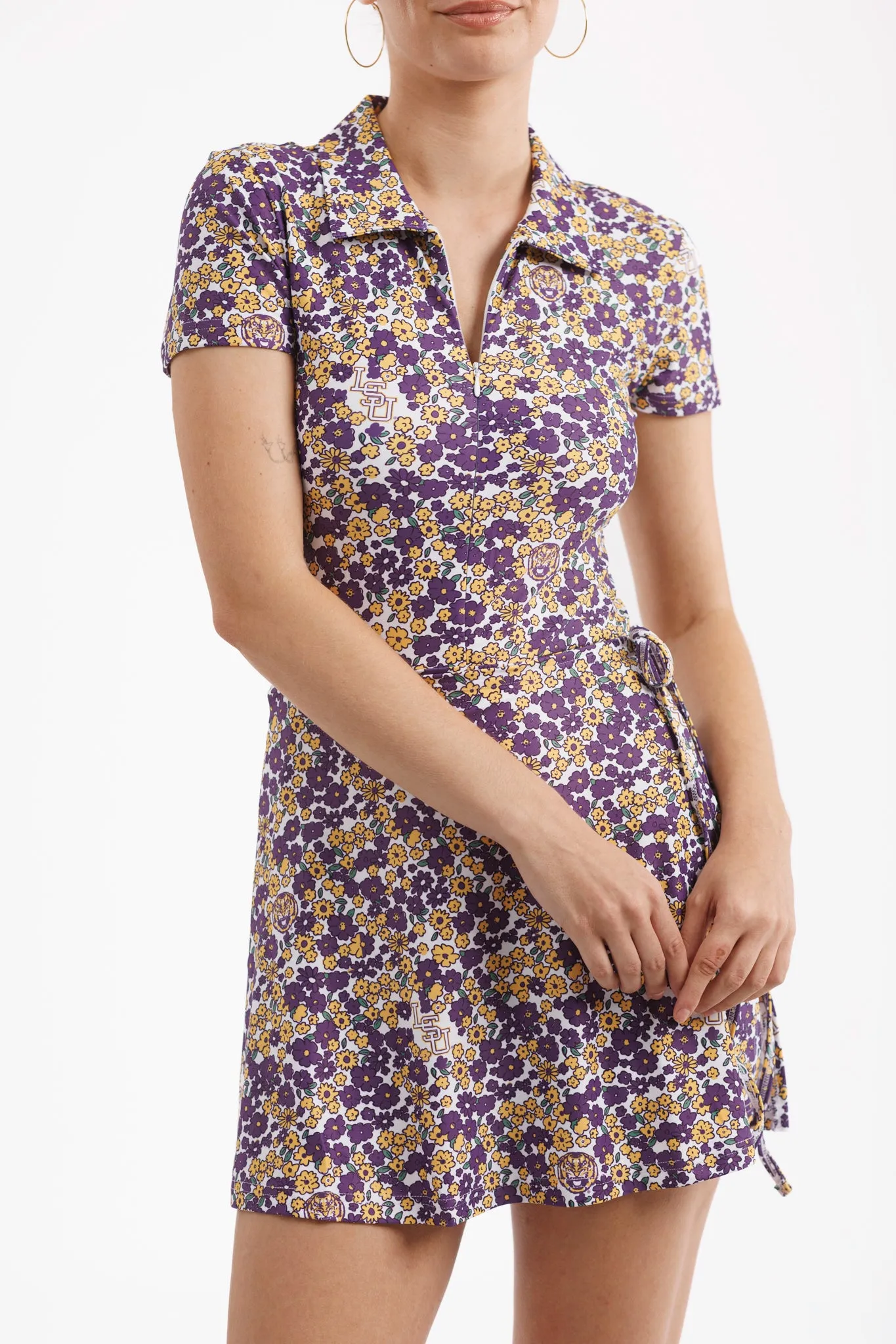The Ivy Dress - LSU Floral