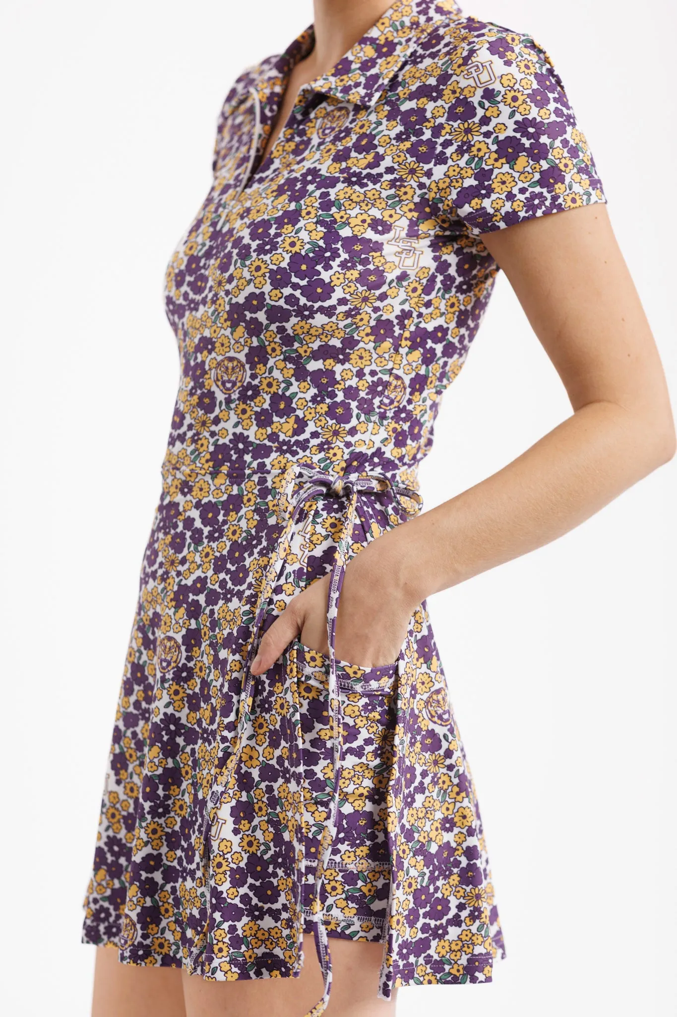 The Ivy Dress - LSU Floral
