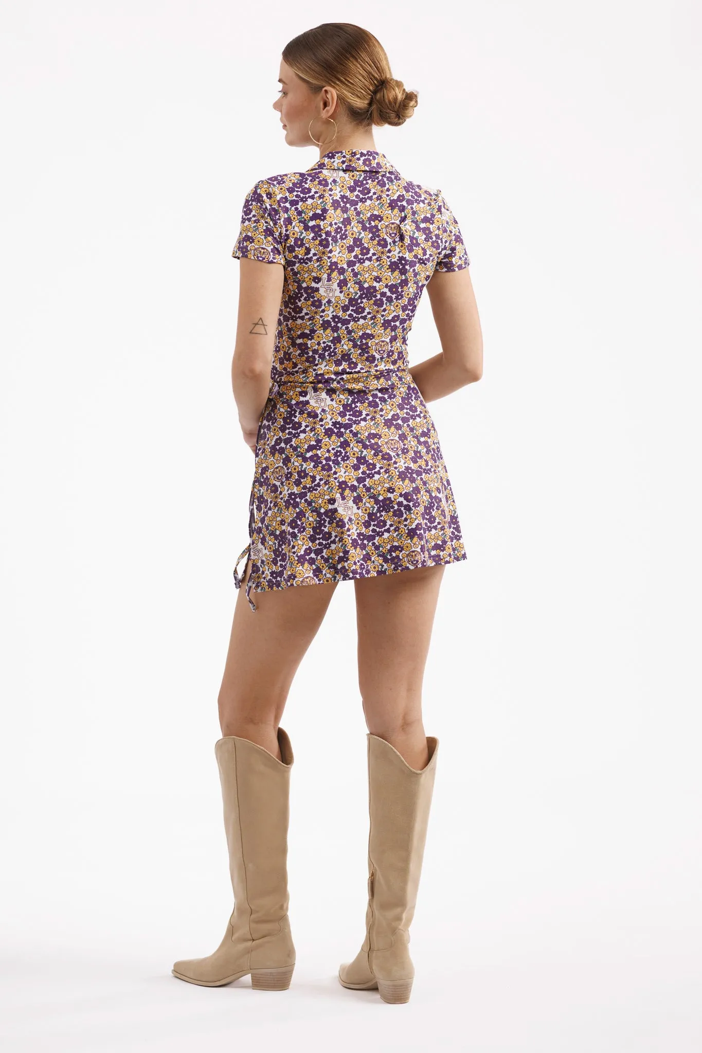 The Ivy Dress - LSU Floral