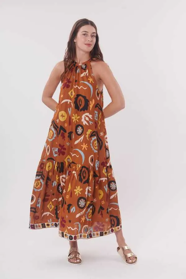Tilly Dress Brown