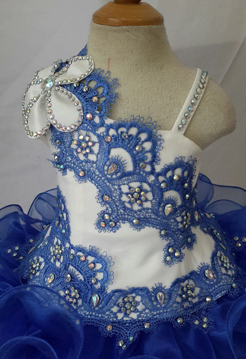 Two Pieces Little Princess National Glitz Cupcake Pageant Dress