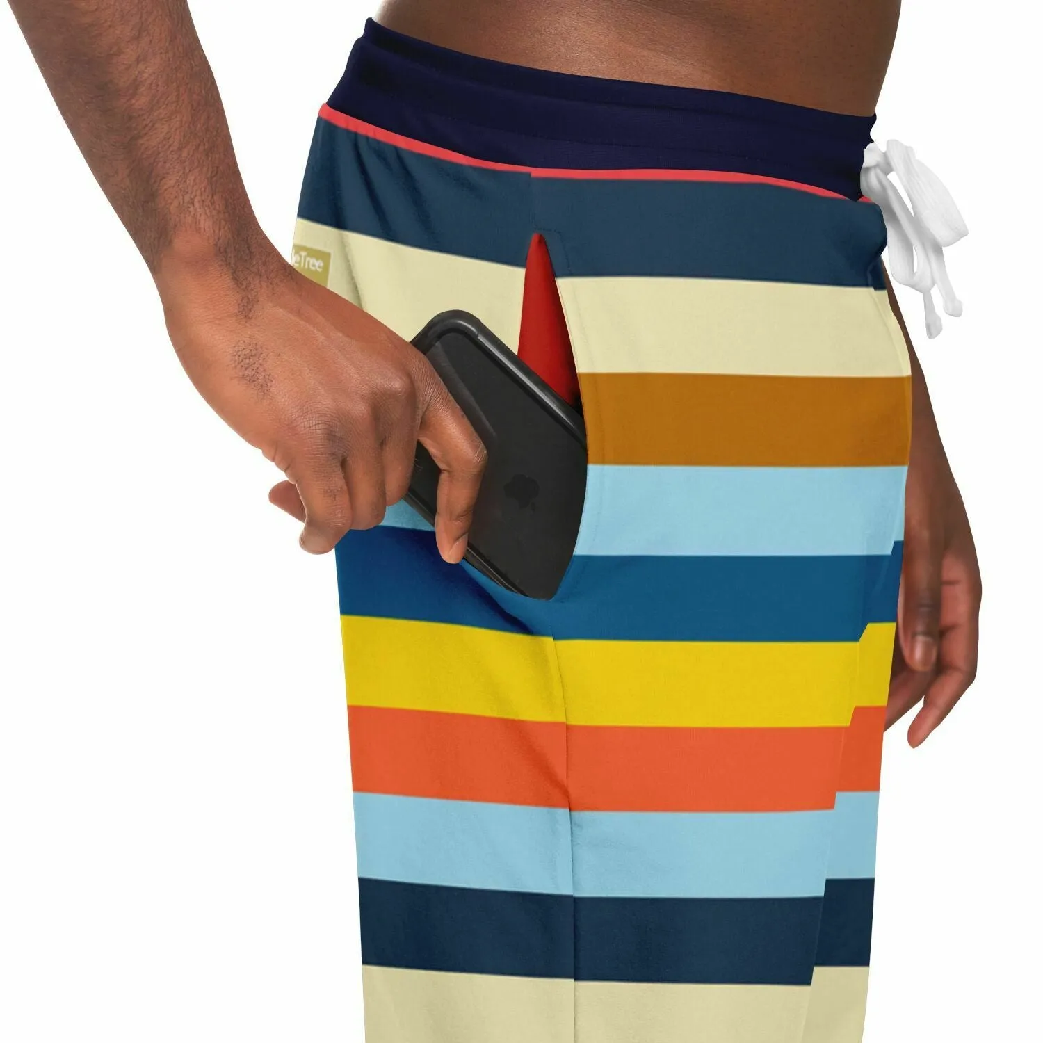 Vasona Rugby Stripe Eco-Poly Joggers
