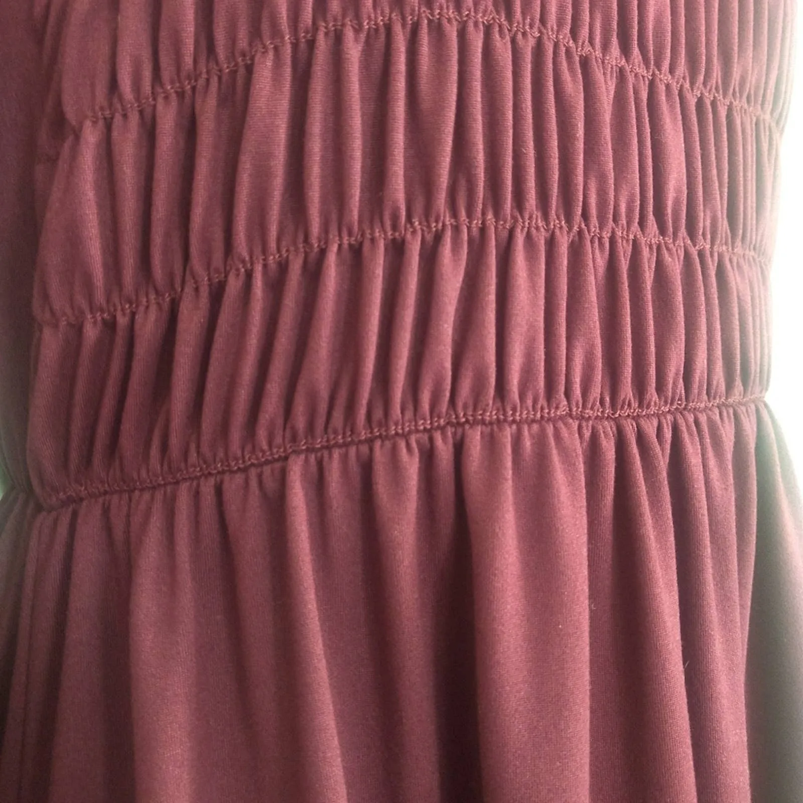 Velvet Torch LA Smocked Front Midi Dress XS