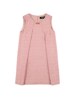 Versace   Cotton blend twill dress w/metal detail 