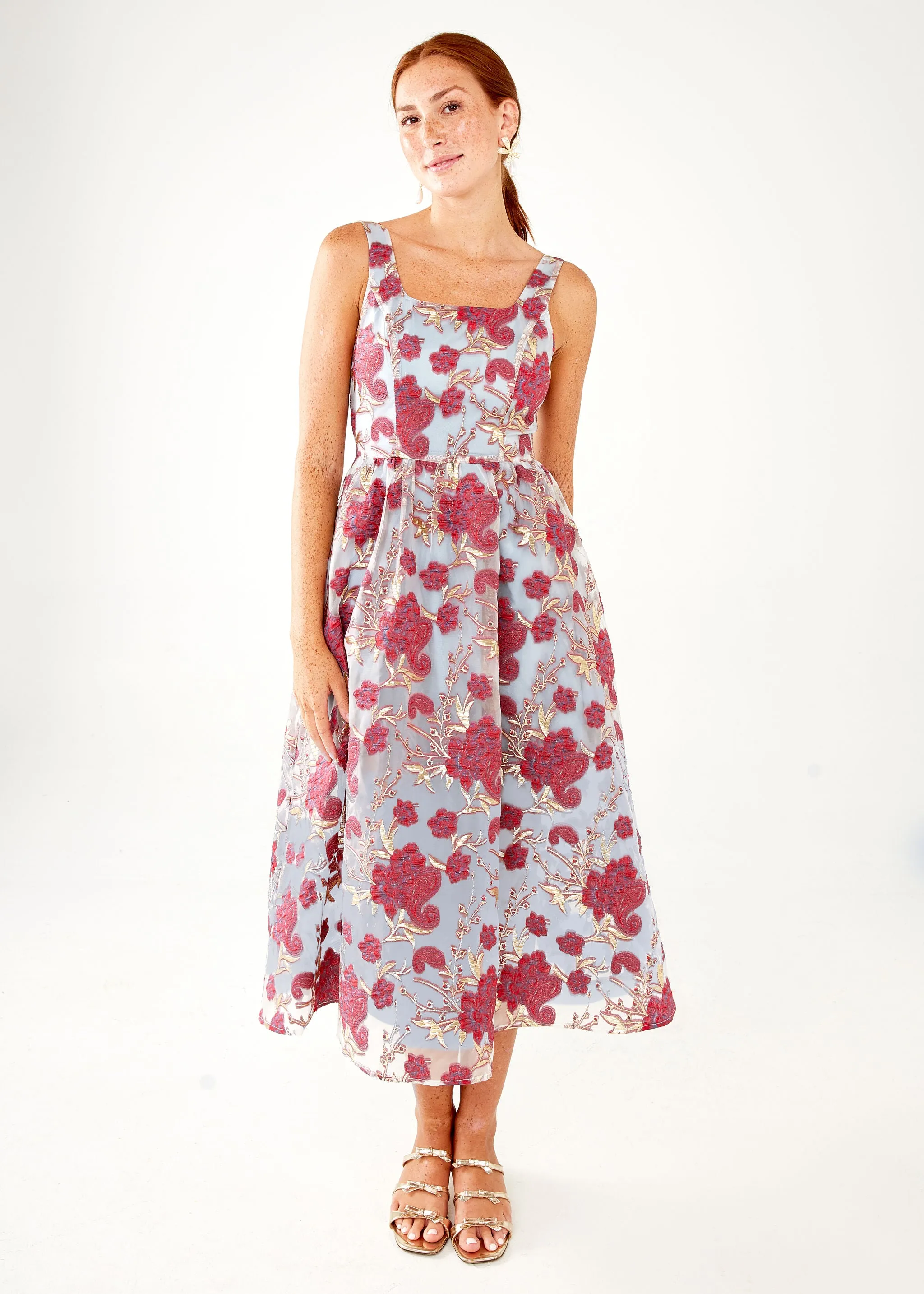 Victoria Dress Moonlight Petal Organza