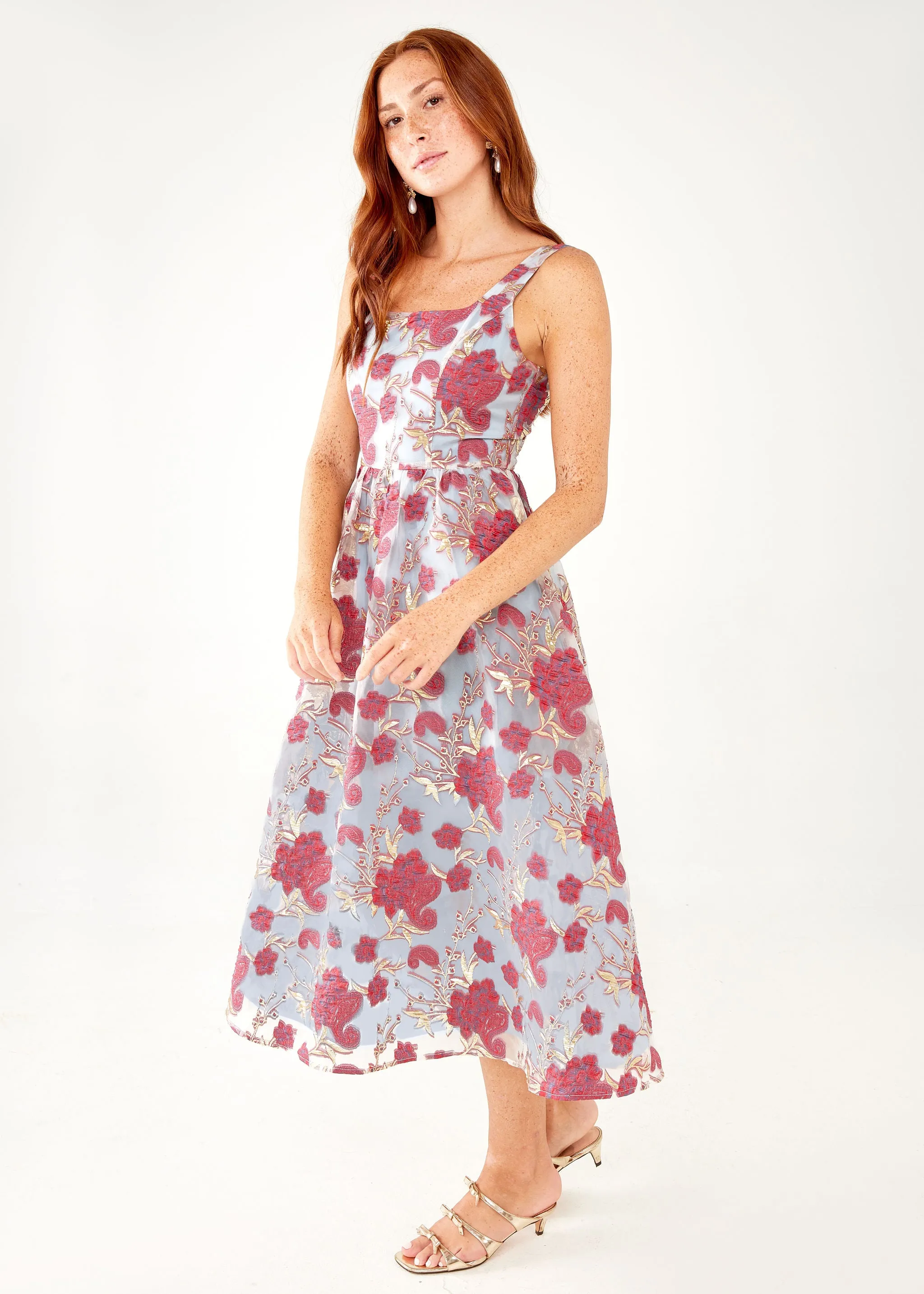 Victoria Dress Moonlight Petal Organza