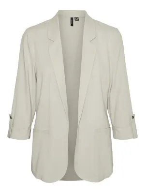 Vmjesmilo 3/4 Loose Blazer Wvn Ga N - Beige