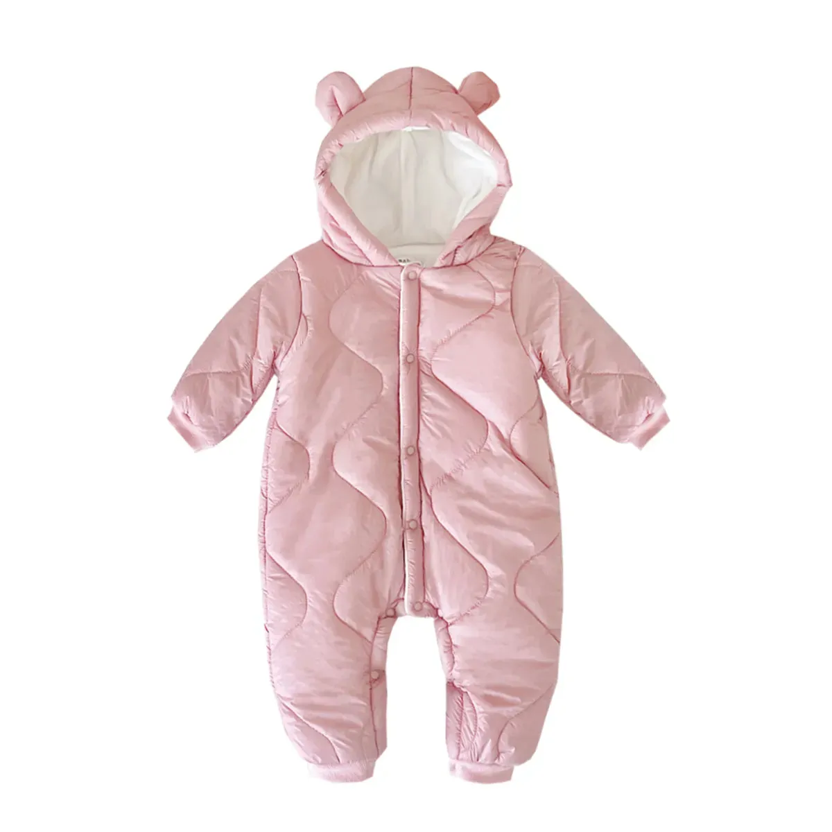 Warm & Cozy Bear Hoodie Romper