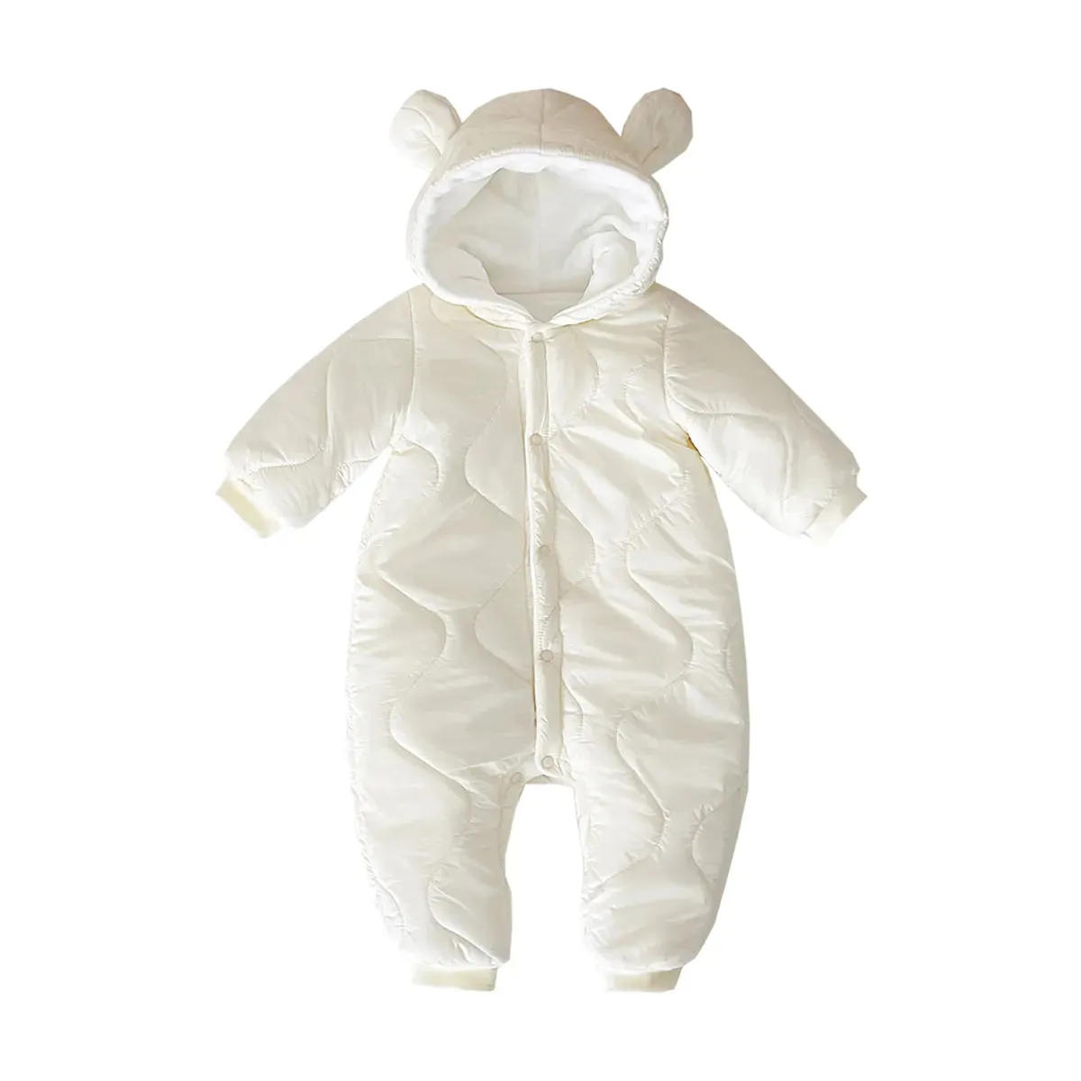 Warm & Cozy Bear Hoodie Romper