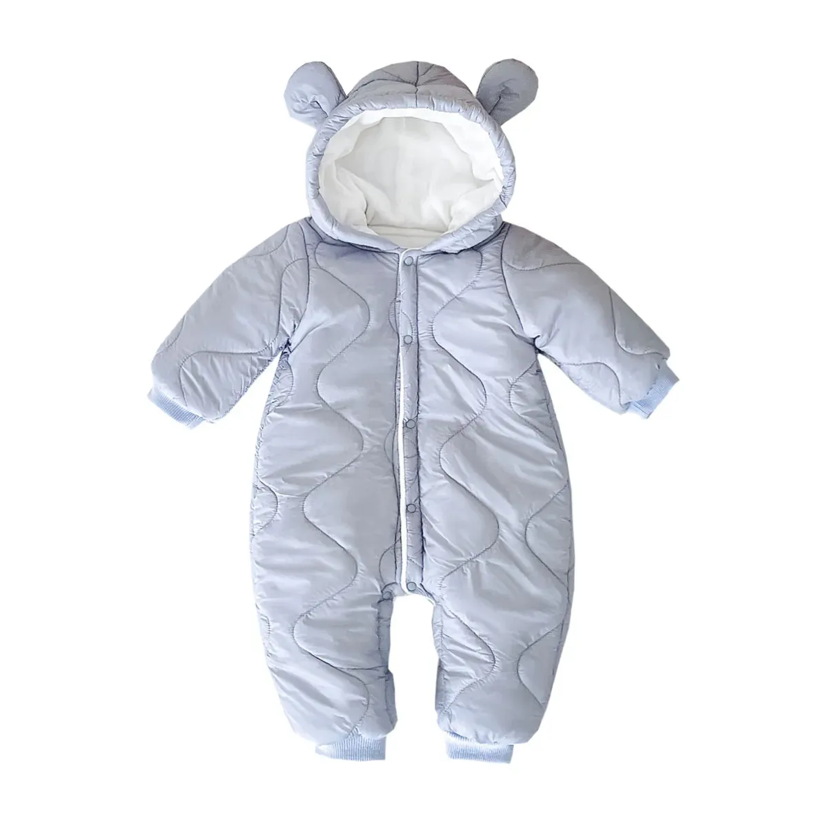 Warm & Cozy Bear Hoodie Romper