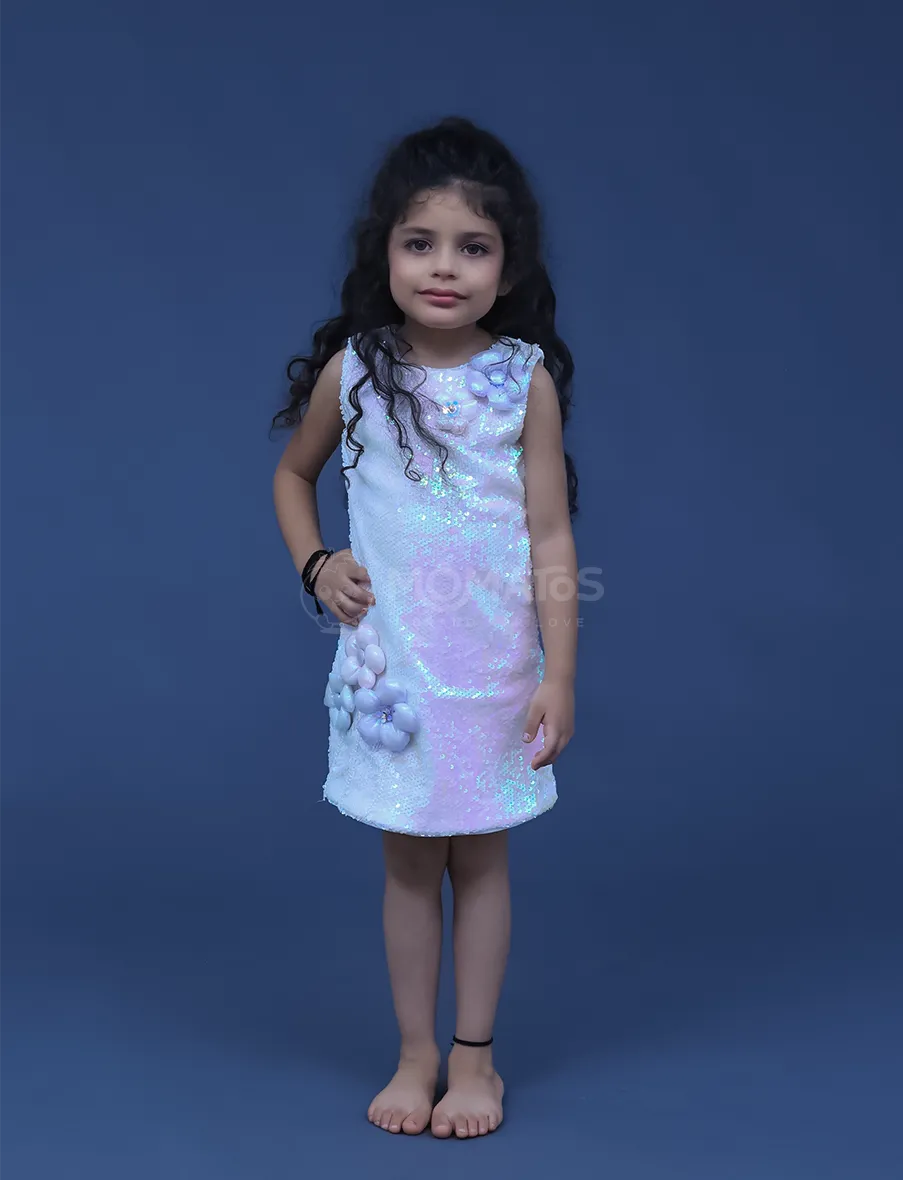 White Midi For Girl