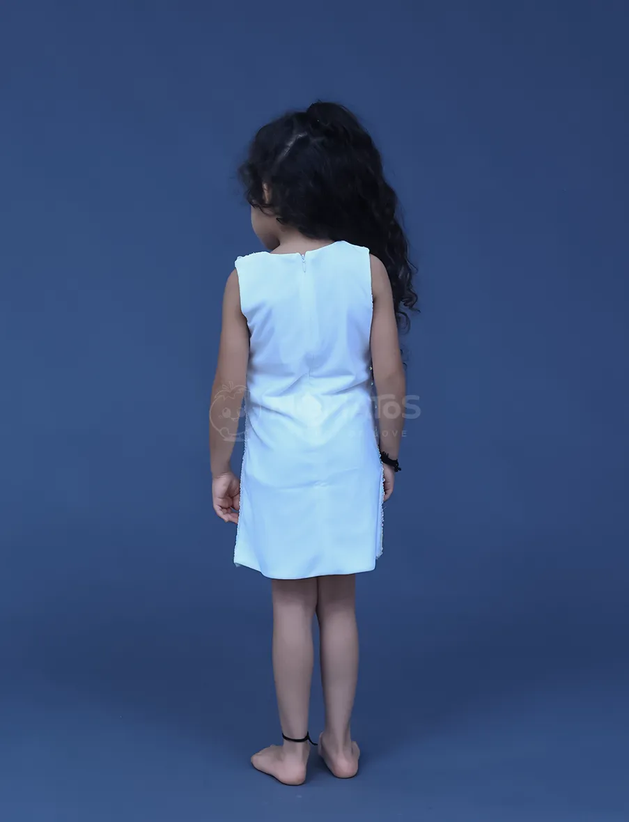 White Midi For Girl