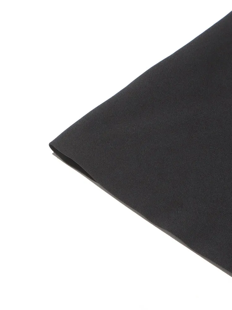 Women's Luxe Asymmetric Black Blazer with Denim